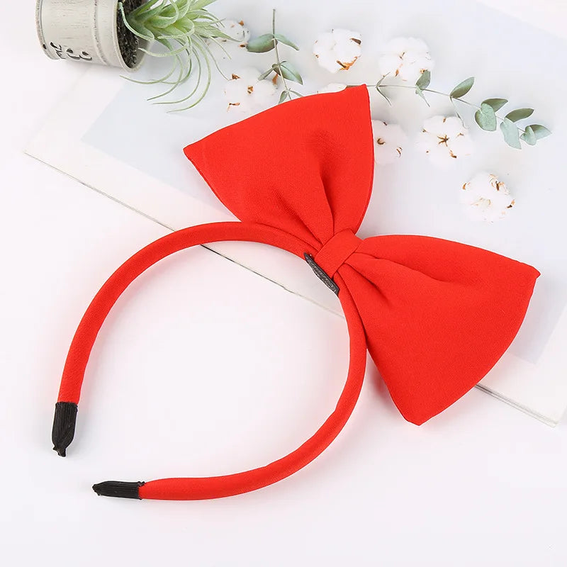 Kawaii Red & Black Bow Hairband 🎀 | Cute & Stylish Headwear for Girls & Women 🌈✨