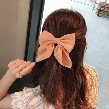 Kawaii Rainbow Bow Hair Clips 🎀✨ | Adorable Satin Barrettes for Girls & Women | Cute Butterfly Hair Accessories 🦋🌈