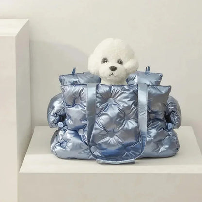 Kawaii Winter Pet Carrier 🐾✨ | Cozy Handbag for Small Dogs & Cats 🐶🐱 | Cute Portable Travel Bag for Your Furry Friend! 👜🌟