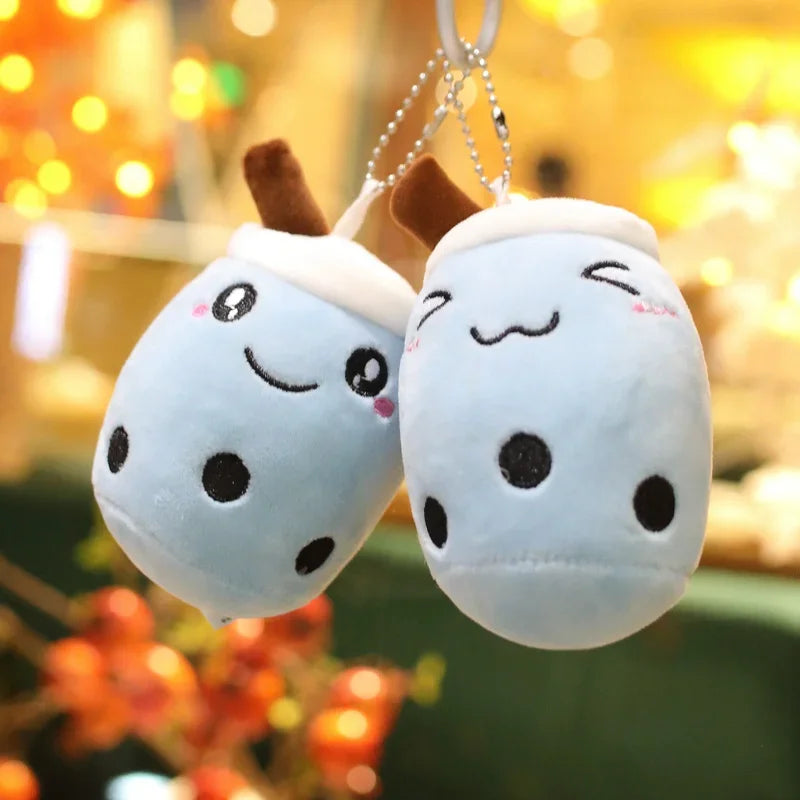 🥤 Bubble Tea Buddy Plush Keychain 🎀 Delightful Boba Companion for Your Bag! 🌟 Perfect Gift for Girls! ✨ - Pixie Quill