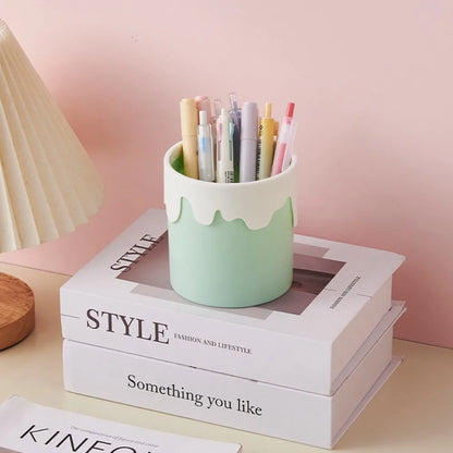 Kawaii Snail & Ice Cream Pencil Holder 🐌🍦 | Cute Multi-functional Desk Organizer for Students ✏️📚