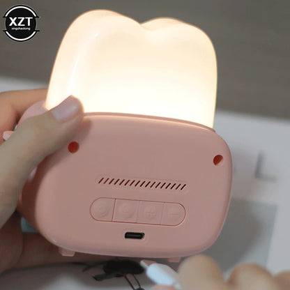 Kawaii Toaster Alarm Clock 🌟 Cute LED Night Light & Timer 🎉 USB Rechargeable Bedside Buddy 🎈 Perfect Gift for Kids & Adults! 🥰