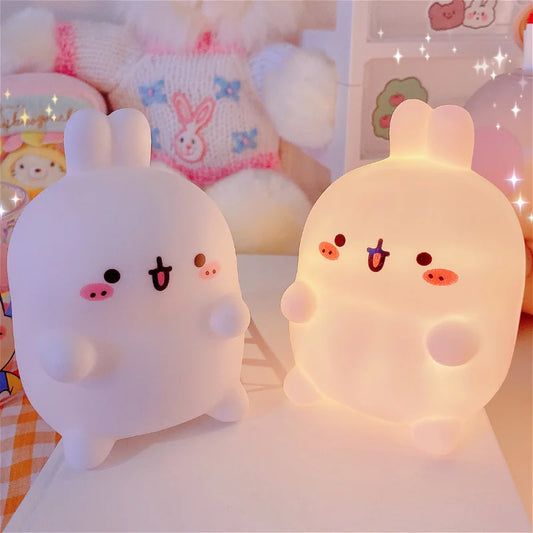 🌟 Bunny Glow Buddy 🐰✨ - Adorable LED Night Light for Cozy Spaces! - Pixie Quill