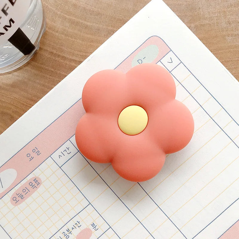 🌸✨ Cute & Colorful Flower Power Phone Stand! 🌼📱 Foldable Finger Ring Grip for iPhone 14 Pro Max, Samsung A54 & Xiaomi! 🌈💕 - Pixie Quill