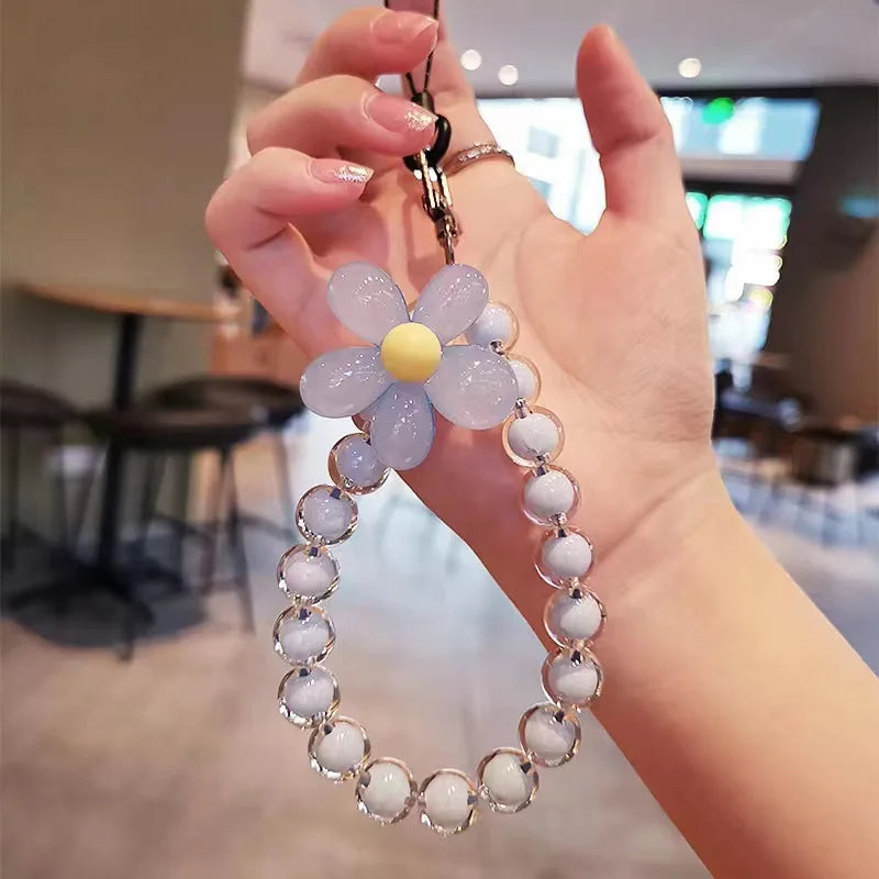 Kawaii Macaron Mobile Phone Lanyard 🌈✨ | Colorful Bead Pendant for Women’s Cute Handheld Style 💖📱