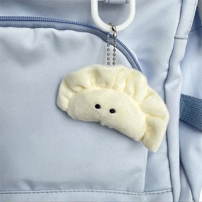 Cute Dumpling Plushie Keyring 🎀✨ Soft & Squishy Mini Charm for Bags & Keys! 🥟❤️