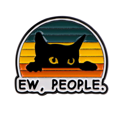 Kawaii Cat Enamel Pins 🐱✨ Cute Brooches for Everyone | Trendy Metal Lapel Pins & Fun Gifts 🎁