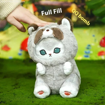 Chibi Shark Cat Plush Keychain Pendant Cartoon Charm Backpack Decor 🧸🎒✨