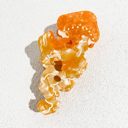Oversize Acetate Marine Animal Hairpin Set Tortoise Turtle Fish Shark Clips 🐢🐟🦈