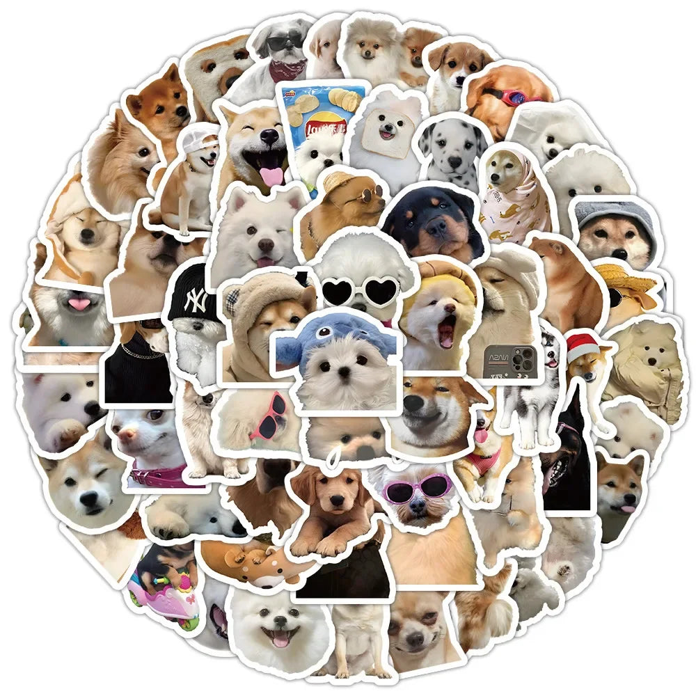 🐶✨ Title: Pawsitively Adorable Kawaii Dog Sticker Pack 🐾💖