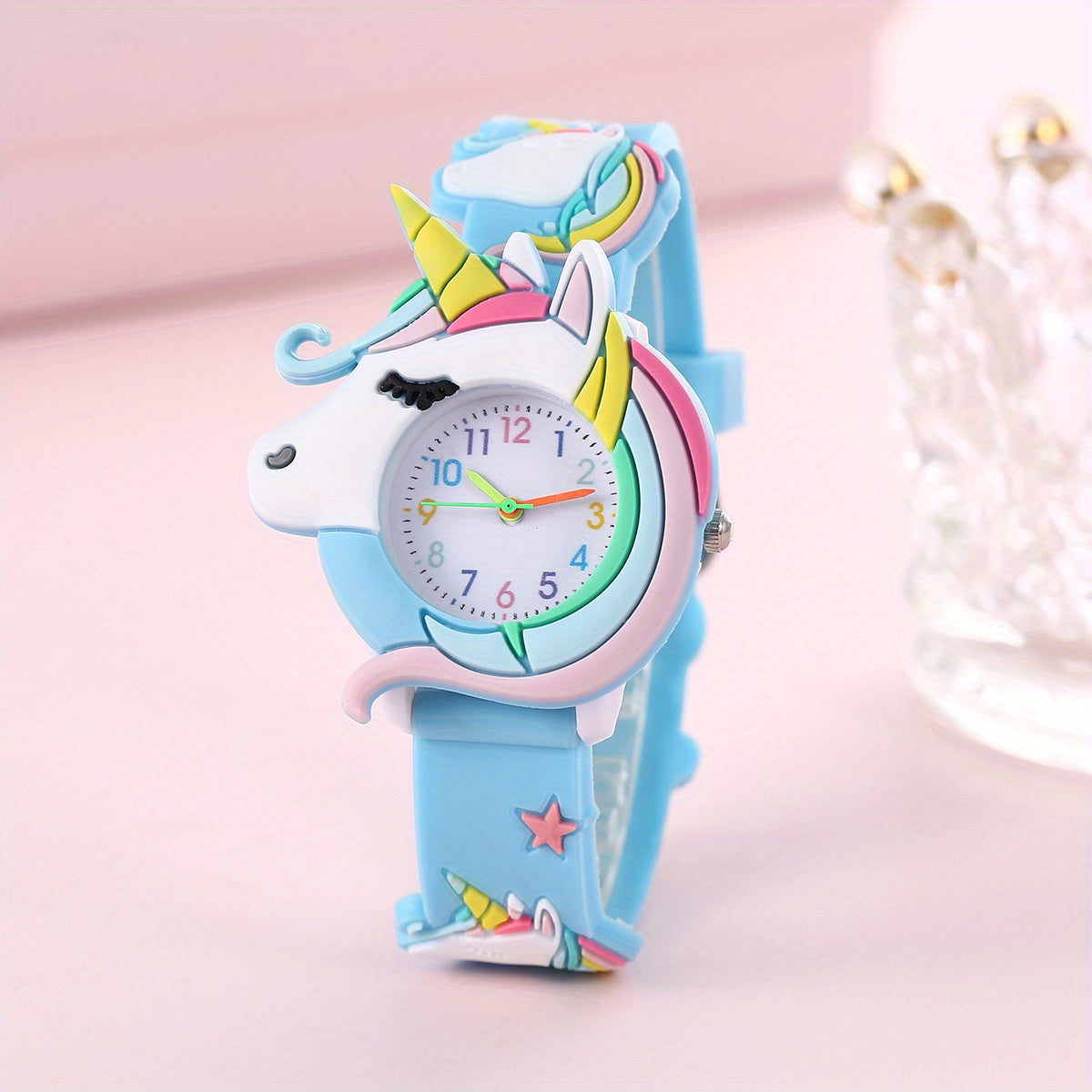 ✨ Cute & Colorful Kids' Silicone Cartoon Watch 🕒 - Fun & Funky Wrist Timepiece for Young Explorers! 🎈 - Pixie Quill