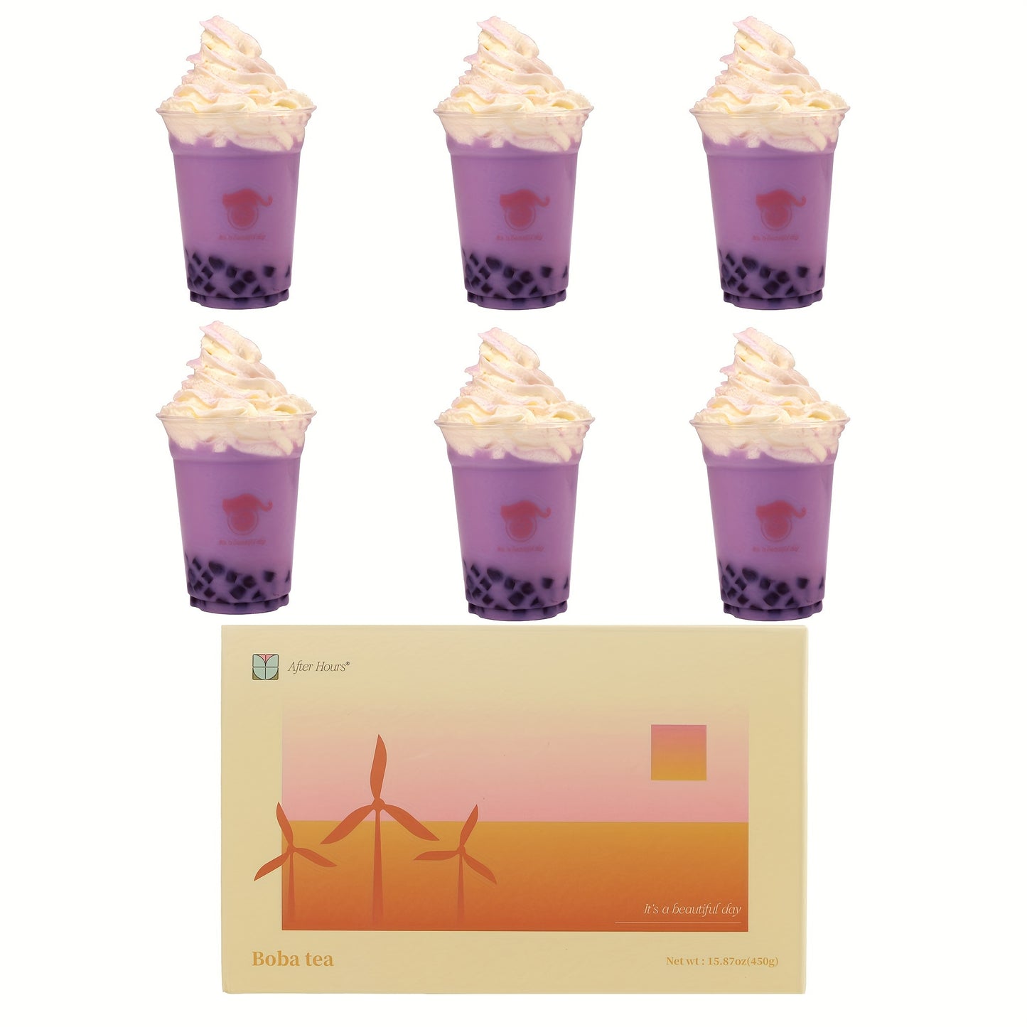 Bubble Tea Delight Kit 🍵✨ - 6 Pcs of Joy with Popping Bubbles, Nata De Coco & Crystal Jelly! 🎉🥤 - Pixie Quill